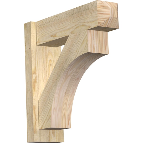 Ekena Millwork Westlake Rough Sawn Craftsman Outlooker, Douglas Fir, 6"W x 20"D x 20"H OUT06X20X20WTL04RDF - main